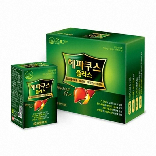 일양약품  헤파쿠스 플러스 60정 2개입 세트 (1개)
