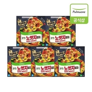 풀무원 노엣지 페퍼로니 콤비네이션 393g (5개)_이미지