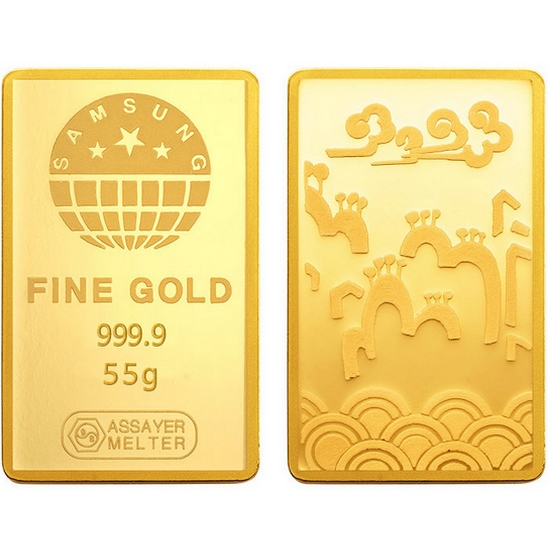 삼성금거래소 십장생 골드바 55g