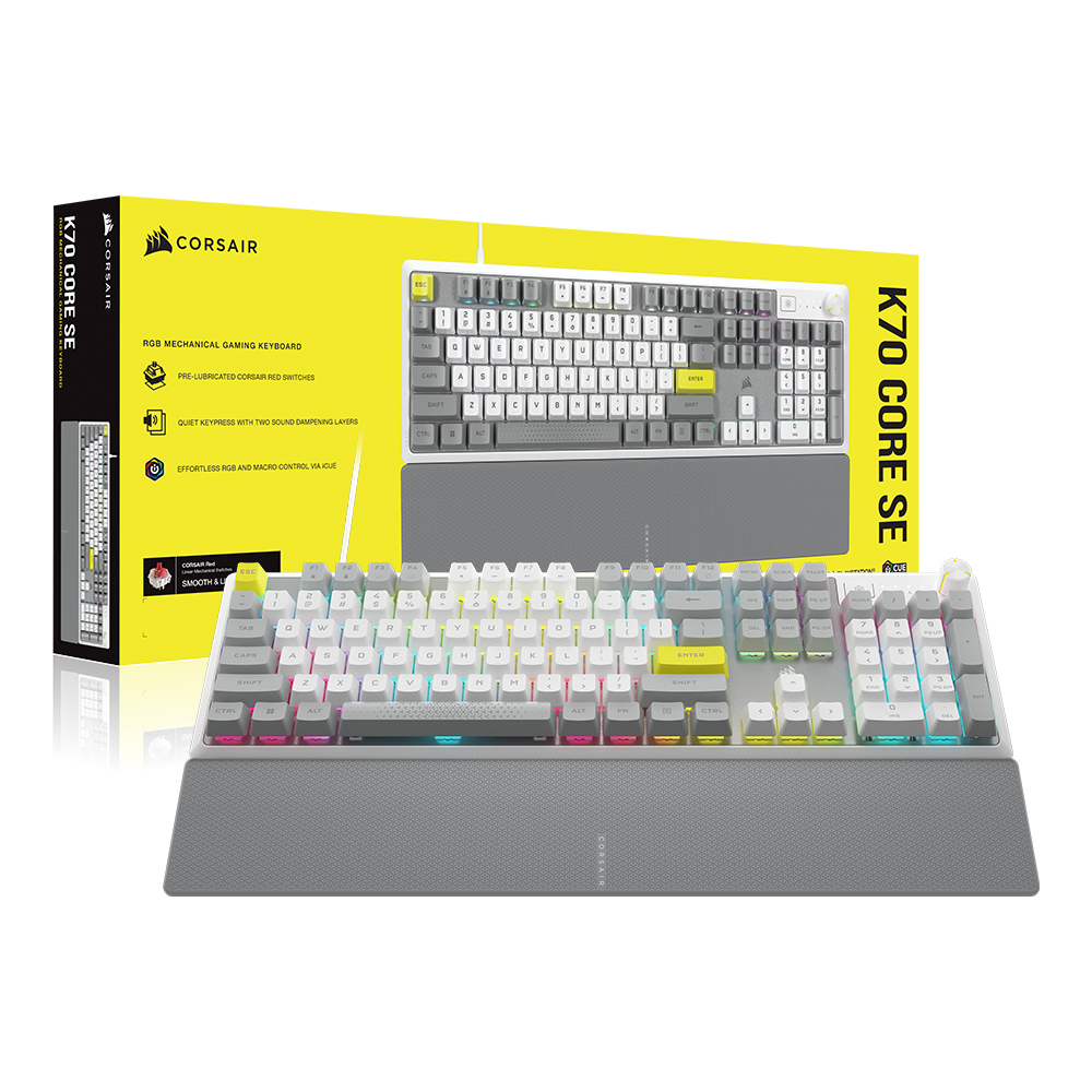 CORSAIR K70 RGB CORE 게이밍 기계식 (화이트)_이미지