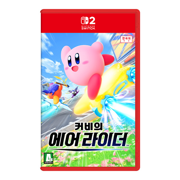 커비의 에어 라이더 한글판 SWITCH2, 패키지칩/중고_이미지