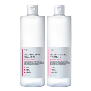 비바스 퓨어비타민C 에센스토너 화이트닝 대용량 에센스토너 500ml X2개 닦토 주름미백기능성