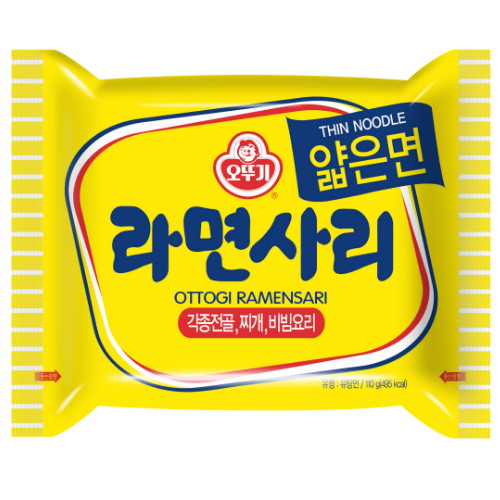 오뚜기 라면사리 얇은면 110g (8개)_이미지