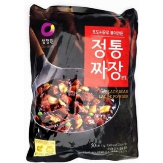 청정원 청정원 포도씨유로 볶아만든 정통 짜장 50인분 대용량 짜장_이미지