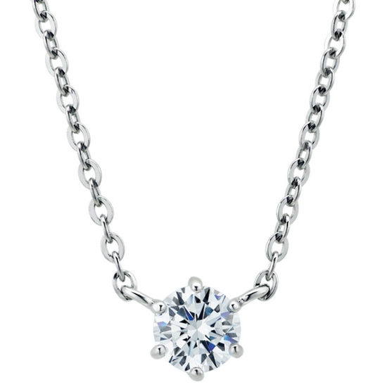 한국금다이아몬드 3부 랩 다이아몬드 목걸이 6프롱 IGI D VS1 14K