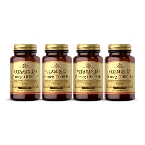 솔가 비타민 D3 1000IU 180캡슐 (4개)