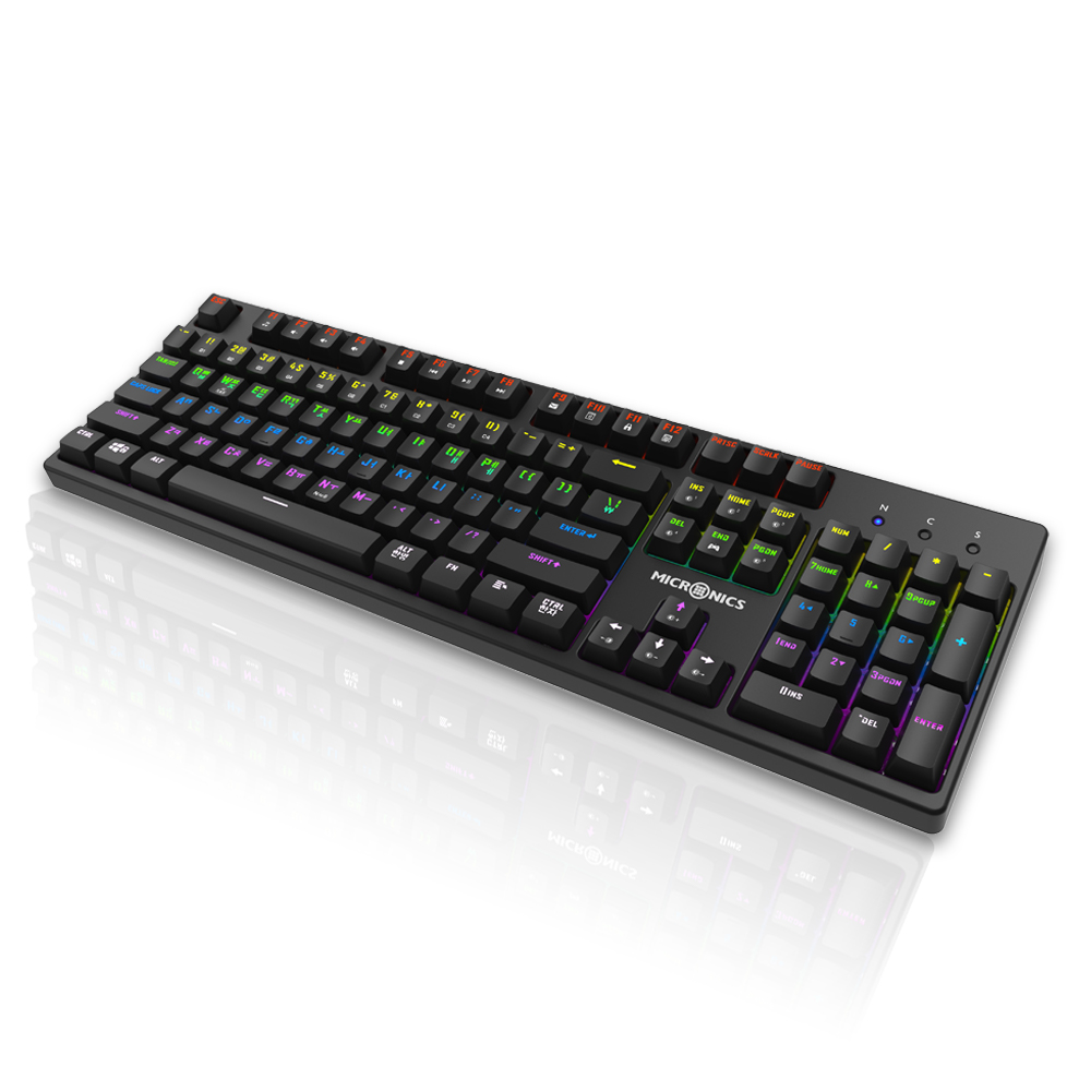 마이크로닉스 MANIC X100 마닉축 기계식 게이밍 키보드 (갈축)_이미지