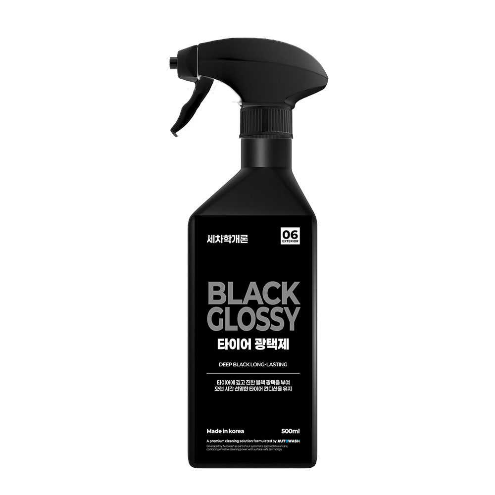  세차학개론 블랙글로시 타이어 광택제 500ml (1개)