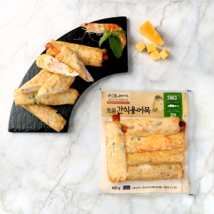 늘푸른바다 고래사어묵 모듬 간식용 어묵 400g