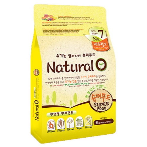 네츄럴오 유기농현미와 6가지 슈퍼푸드 2kg