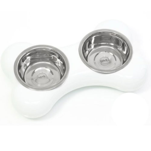 굿프렌드 HING 패션식기 뼈다귀 화이트