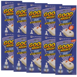 산도깨비 굿나잇 킬파프 액체 전자모기향 무향 교체용 45일 (10개)