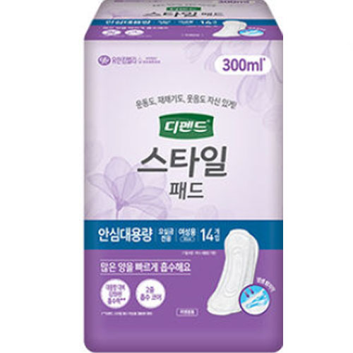 디펜드 스타일 패드 안심대용량 14개 (6팩(84개))_이미지