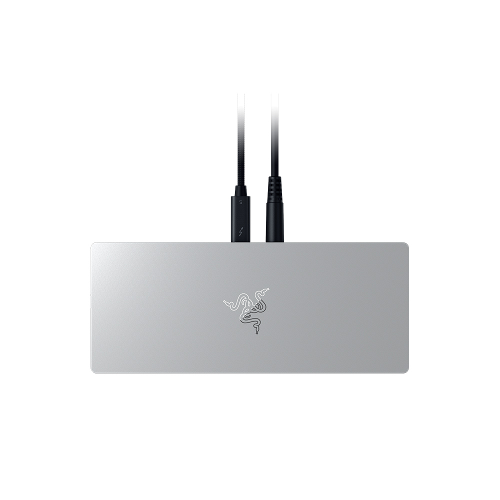 Razer Thunderbolt5 Dock Mercury (10포트/썬더볼트5 Type C)_이미지