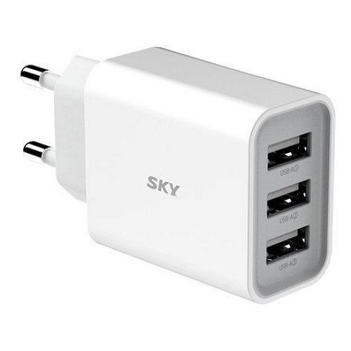 스카이랩 스카이 필 C3 18W 3포트 충전기 SKY-C3 (1개)_이미지