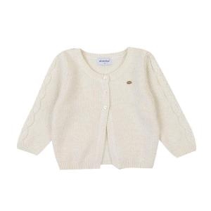 압소바 60% 오베르 니트 가디건 옆선이 너무 예쁜 AX7-43202 90 Ivory_이미지