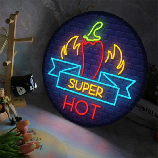 LED 네온느낌슈퍼핫 액자 무드등 45cm