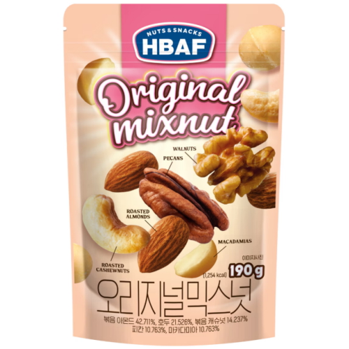 HBAF 오리지널 믹스넛 190g (3개)_이미지