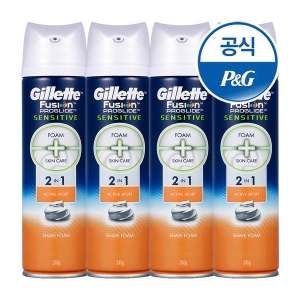 질레트 퓨전 프로글라이드 센서티브 2in1 액티브스포츠 245g (2개)