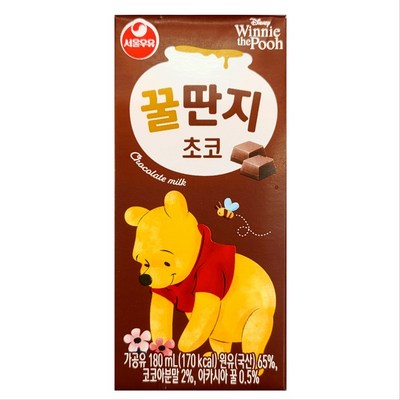 서울우유 초코 꿀딴지 180ml (6개)