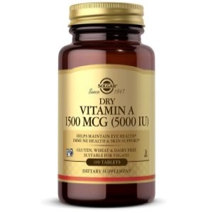 솔가 드라이 비타민A 1500mcg 100캡슐이미지입니다. 누르면 해당 게시물로 새창이동합니다.