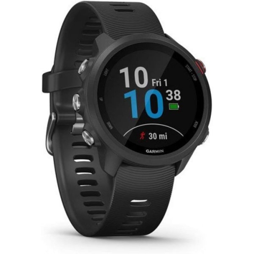 010-02120-20 포러너 245 DS-WW GPS 스마트워치 고급 포함된 블랙 다이내믹스가 실행 음악 음악과 Stan..