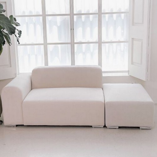 오스본가구 까뮤 조야 아쿠아텍스 패브릭 소파 2인용 (스툴포함)_이미지