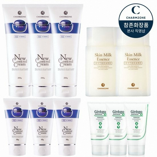 참존 뉴 콘트롤 크림 200g+50g (200g 3개+50g 3개)