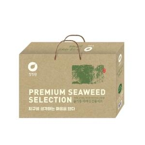 대상 청정원 들기름김 파래김 선물세트 9호 (2개)_이미지