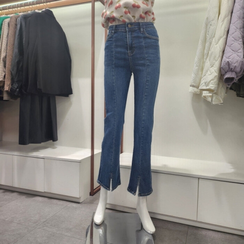 HS04 앞 절개 트임 부츠컷 청바지 S243BJE9Z4
