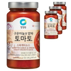 구운마늘과 양파 토마토 스파게티소스 대용량 600g