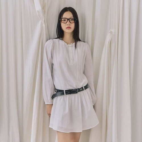 아라미스 랩 레이스 핀턱 미니원피스 AR3WO862_이미지