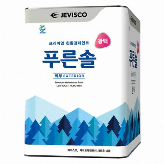제비표 제비스코 푸른솔 광택 외부 페인트 (18L)_이미지