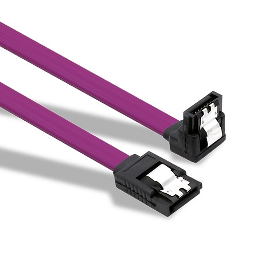  SATA 1.5Gb/s ㄱ형 lock 케이블 [CH302R, 0.5m]