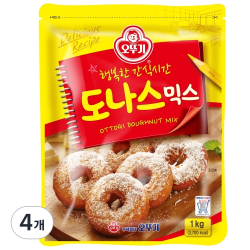 오뚜기 도나스 가루 1kg (4개)_이미지