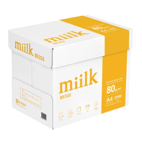 밀크 베이지 복사용지 A4 80g이미지입니다. 누르면 해당 게시물로 새창이동합니다.