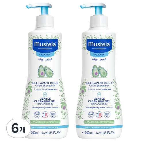 무스텔라 젠틀 클렌징 젤 500ml (6개)_이미지