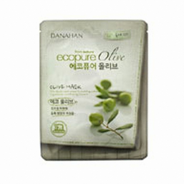 다나한 에코퓨어 올리브 마스크 (1매)_이미지
