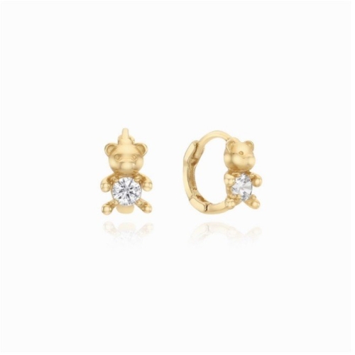 이랜드 로이드 주문제작 베어 스톤 원터치 10K 골드 원터치 귀걸이 LOTN2027T