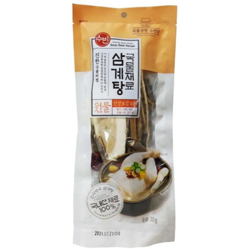 수빈유통 수빈 삼계탕 재료 국내산 70g (10개)_이미지