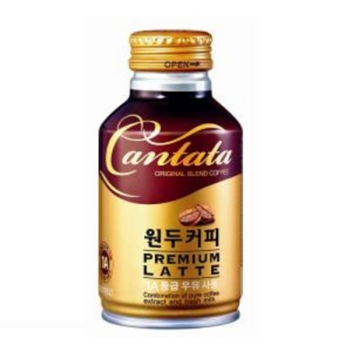 롯데칠성음료 칸타타 프리미엄 라떼 275ml (1개)