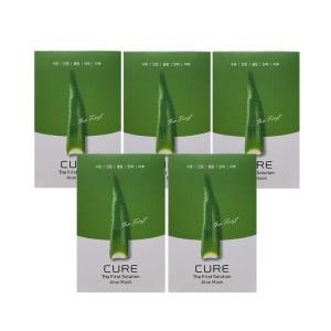 김정문알로에 큐어 더 퍼스트 솔루션 알로에 마스크 (50매)_이미지