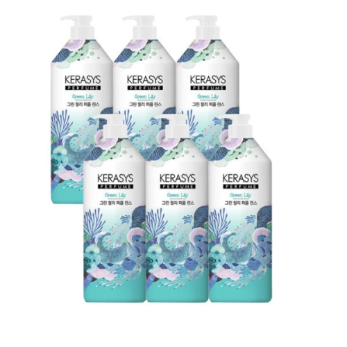 애경 케라시스 그린 릴리 퍼퓸 린스 1000ml (6개)