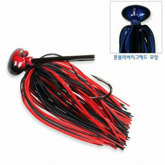 워터맨 풋볼 라버 지그 1/2oz