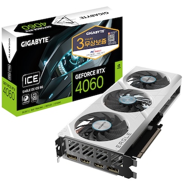 GIGABYTE 지포스 RTX 4060 EAGLE OC ICE D6 8GB 피씨디렉트