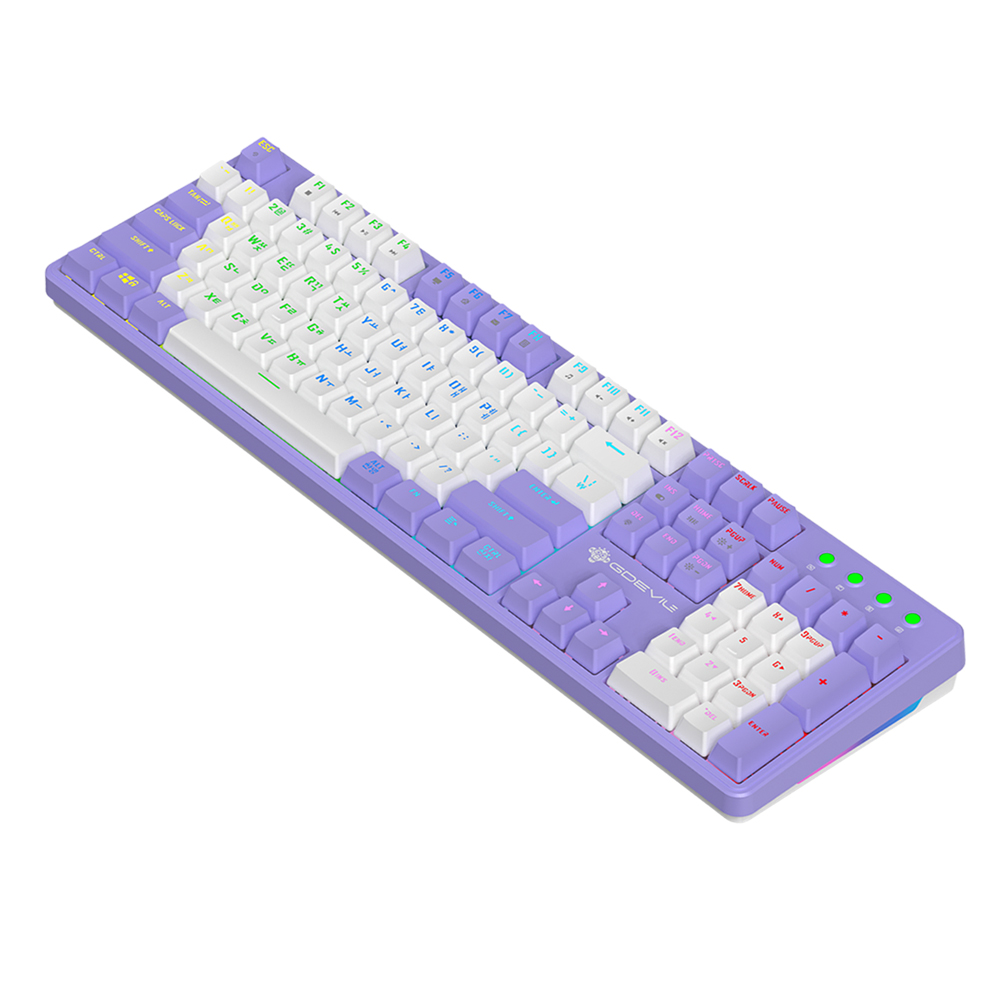 GDEVIL G918 HyperTrack 광축 (화이트 퍼플)_이미지