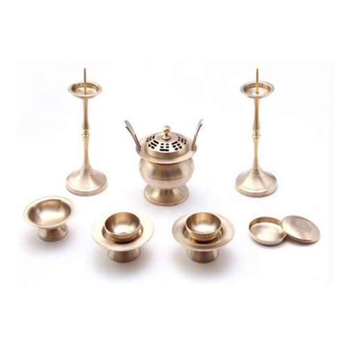 거창유기공방 ㅤ유기 제사 향로세트_이미지