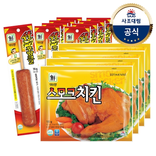 대림냉장 스모크치킨 180gX4개 +숯불구이맛후랑크 70gX10개