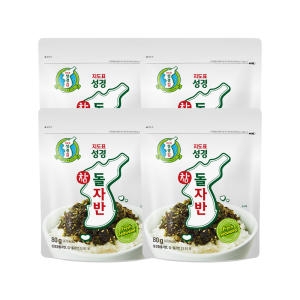 성경식품 지도표성경김 참돌자반 80g (4개)_이미지