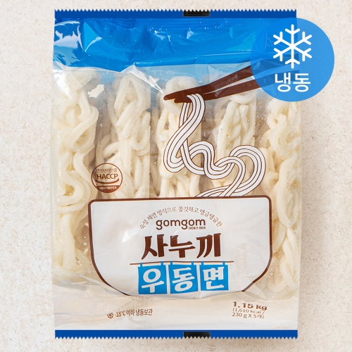 곰곰 사누끼 우동면 냉동 1.15kg (1개)_이미지